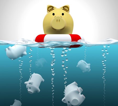 How secure are my bank account balances if the bank declares bankruptcy?