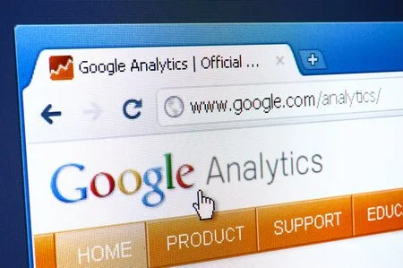 How to legally use Google Analytics in Europe Close up of Google Analytics main page on the web browser.