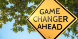 Zeichen, das Game Changer voraus liest